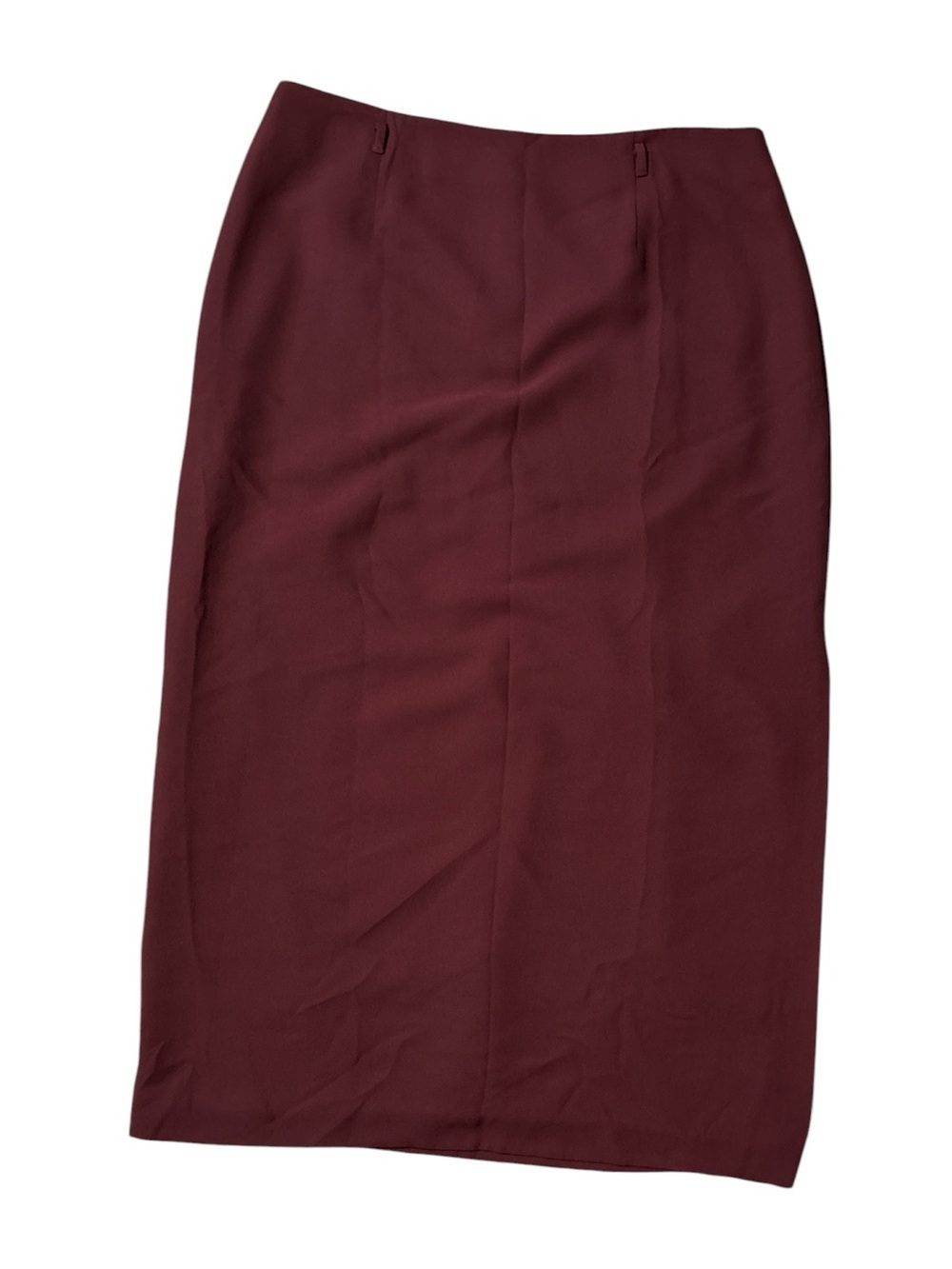Tailored Burgundy Pencil Skirt for Women